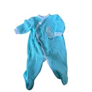 Vintage paddington blue footed‎ one piece sleeper